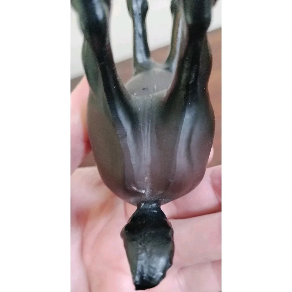Vintage Breyer Horse Figurine Dark Brown Foal Colt Model Animal Collectible